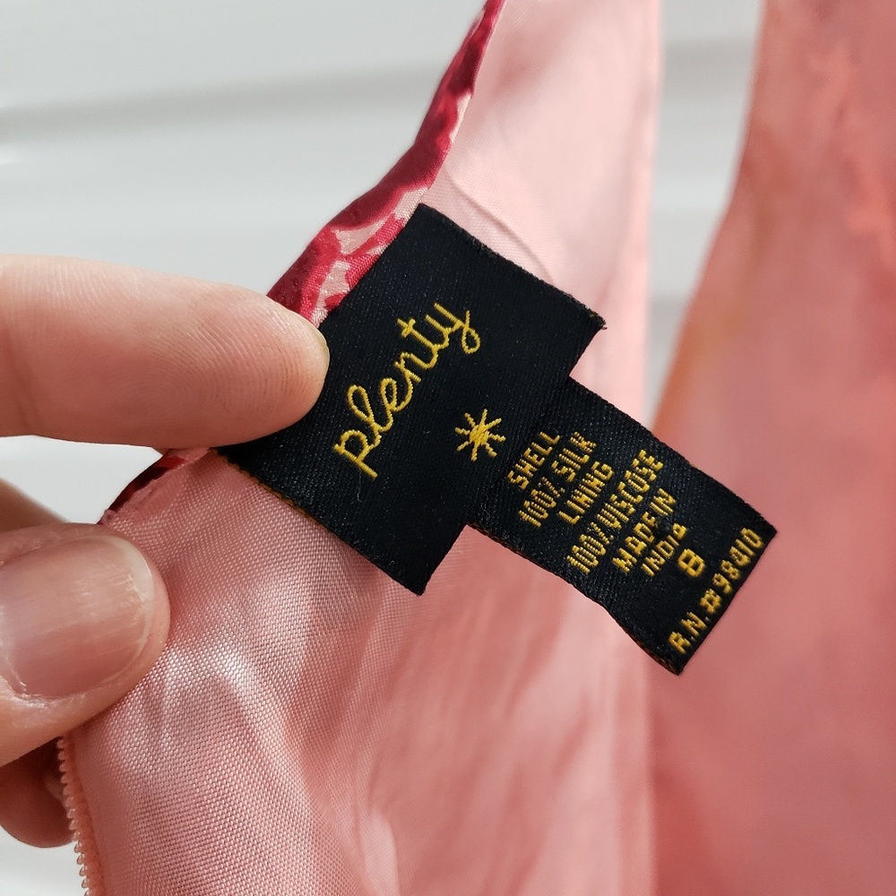 Plenty (Anthropologie) silk/satin dress - Picture 5 of 6